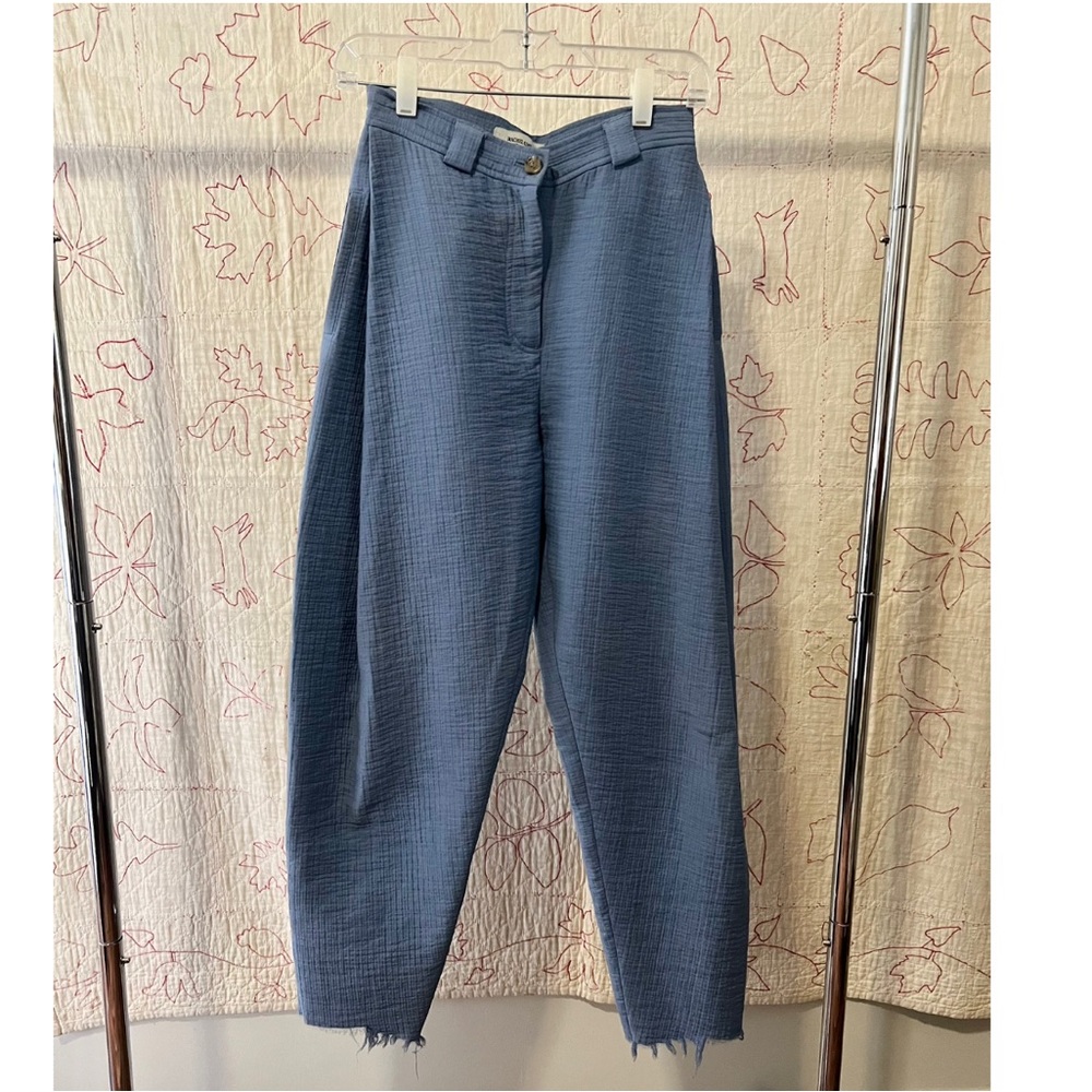 Rachel Comey high-waisted blue pants